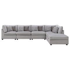 Lafayette Grey 6-piece Upholstered Sectional Sofa