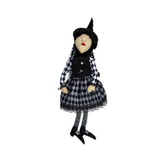 21"H Halloween Sitting Witch Decor