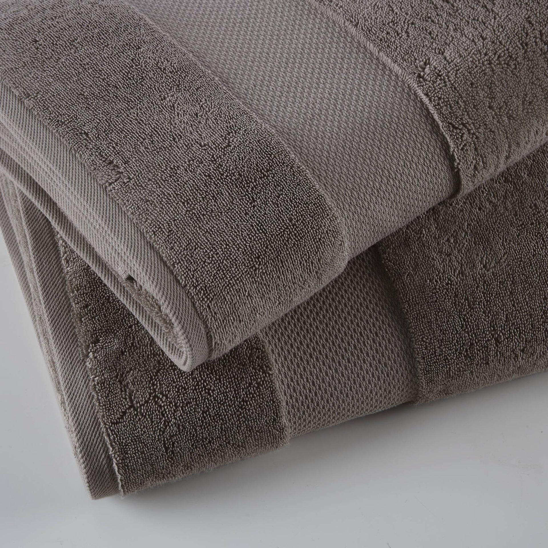 2 PCS 35x70" - 2PK 100% Cotton Bath Sheet Set Charcoal