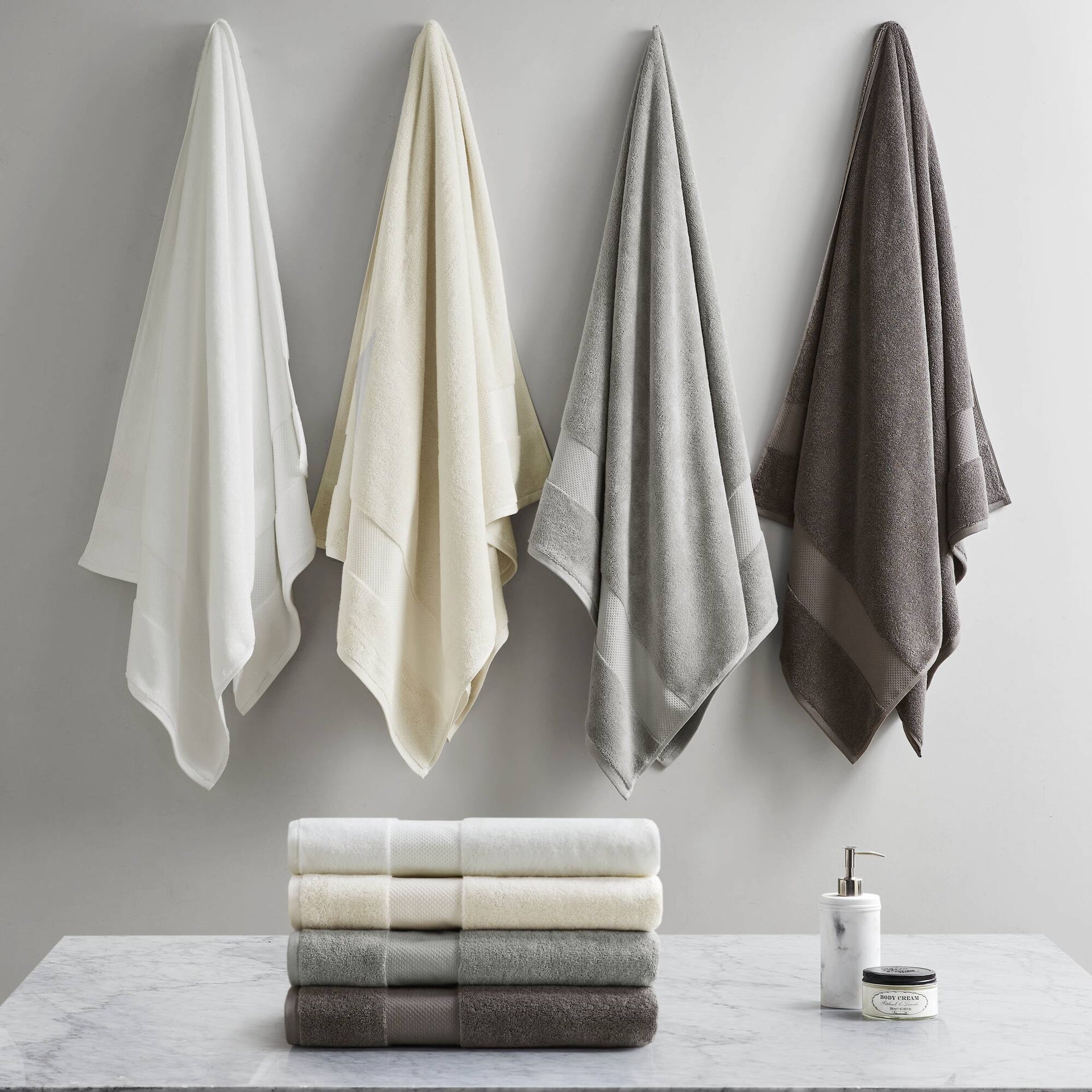 2 PCS 35x70" - 2PK 100% Cotton Bath Sheet Set Charcoal