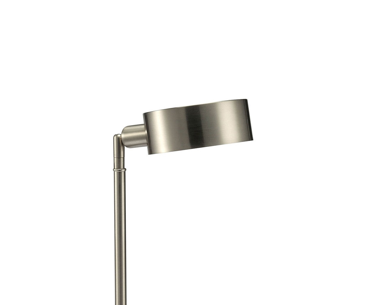 Simple Contemporary 1pc Table Lamp Stain Nickel Metal frame Adjustable Head Lamp