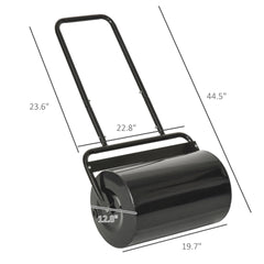 Lawn Roller,Push/Tow Behind Lawn Roller Filled with 10 Gal Water or Sand for Flattening Sod in the Garden