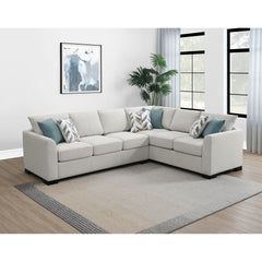 Radison Greige Upholstered Sectional Sofa