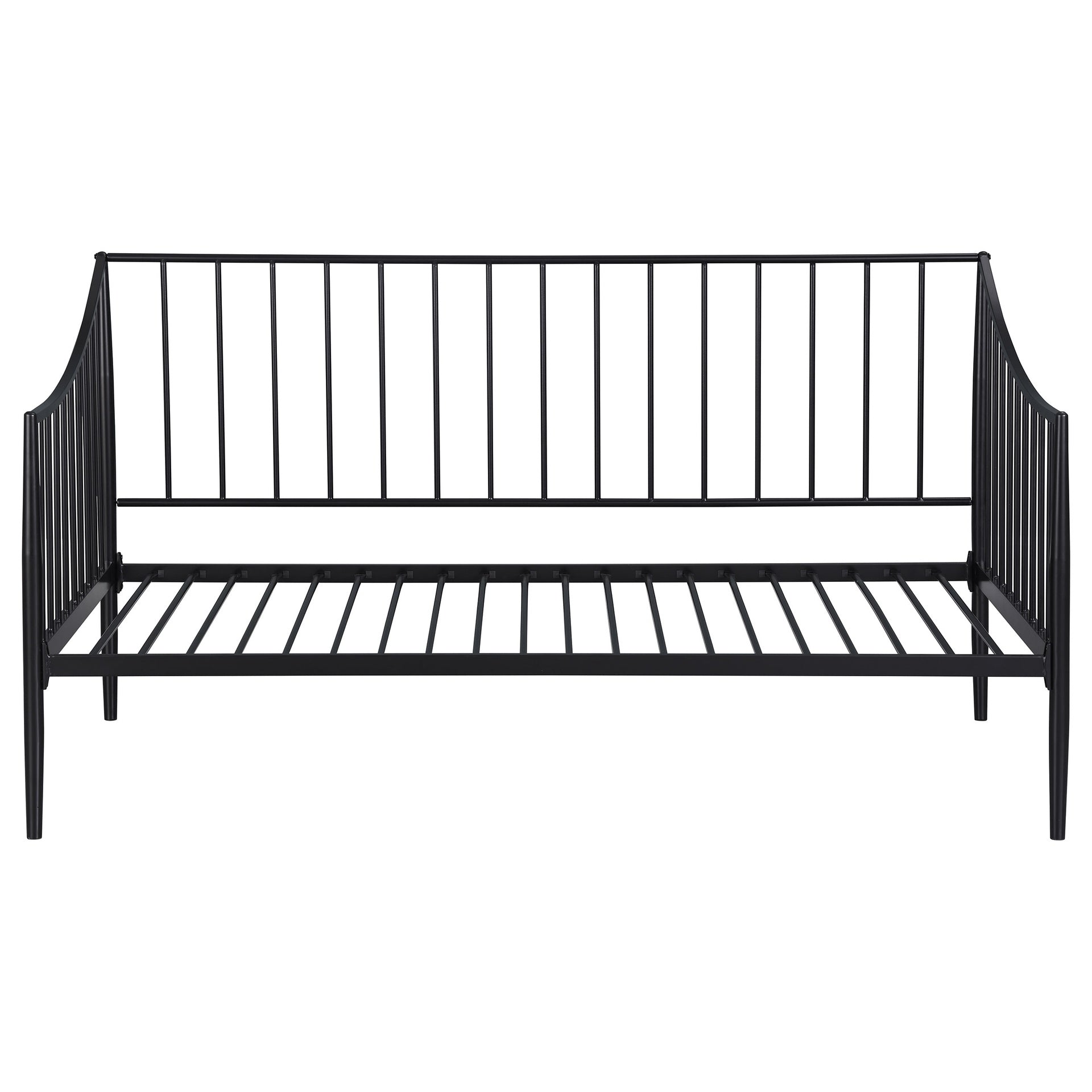 Jeremy Matte Black Metal Twin Daybed Bed Frame