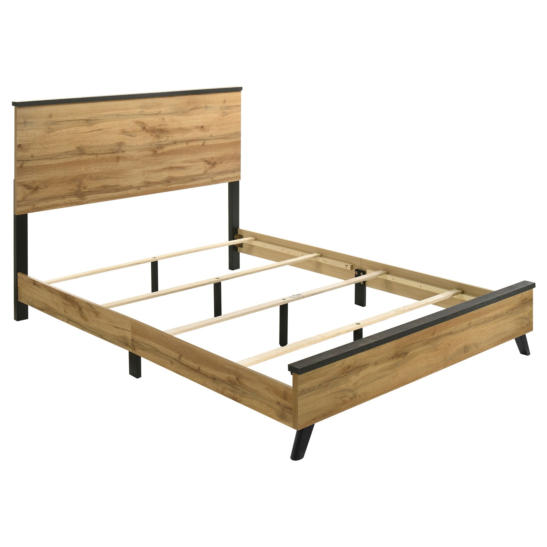 Georgina Natural Pine Eastern King Panel Bed