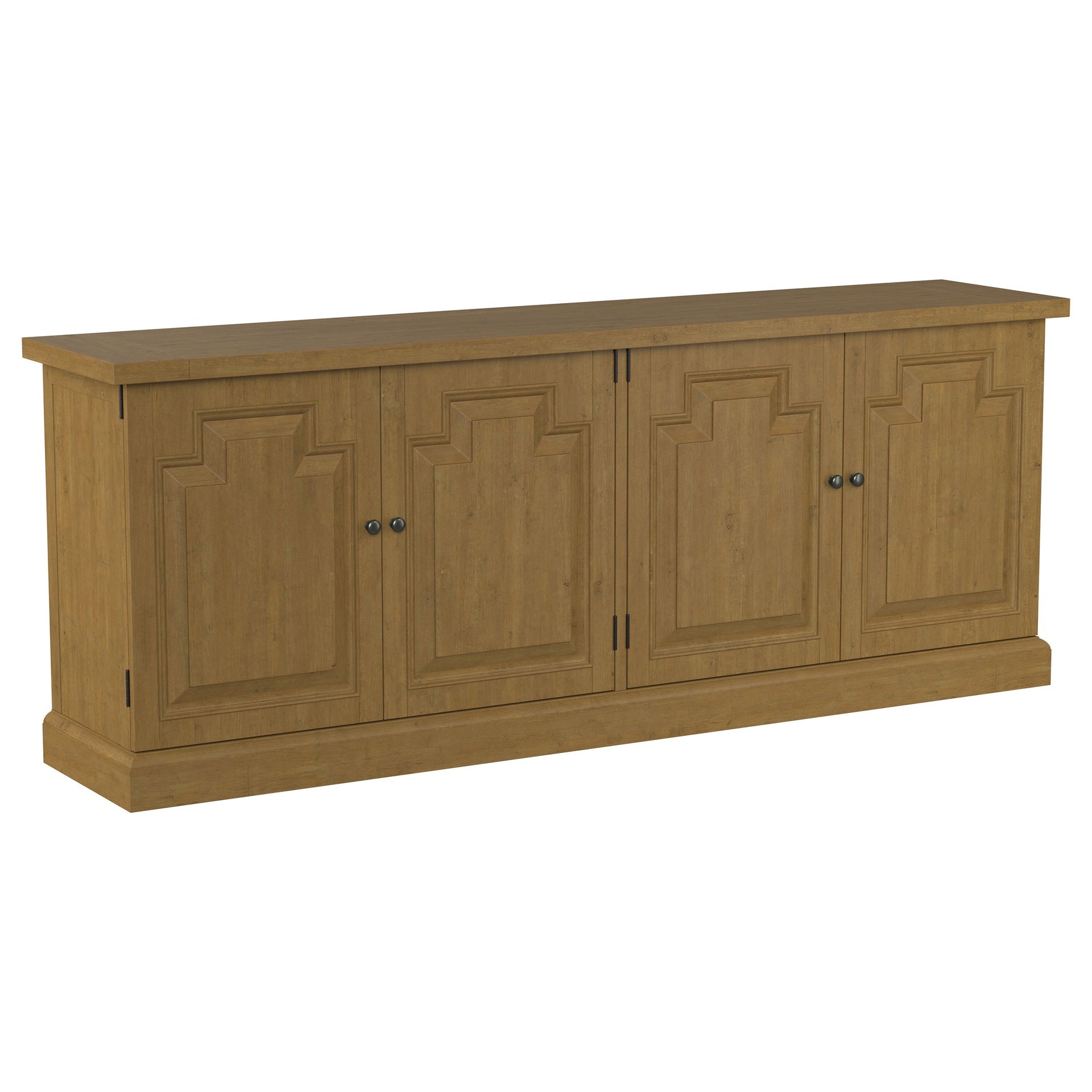 Allende Rustic Honey 4-door Sideboard