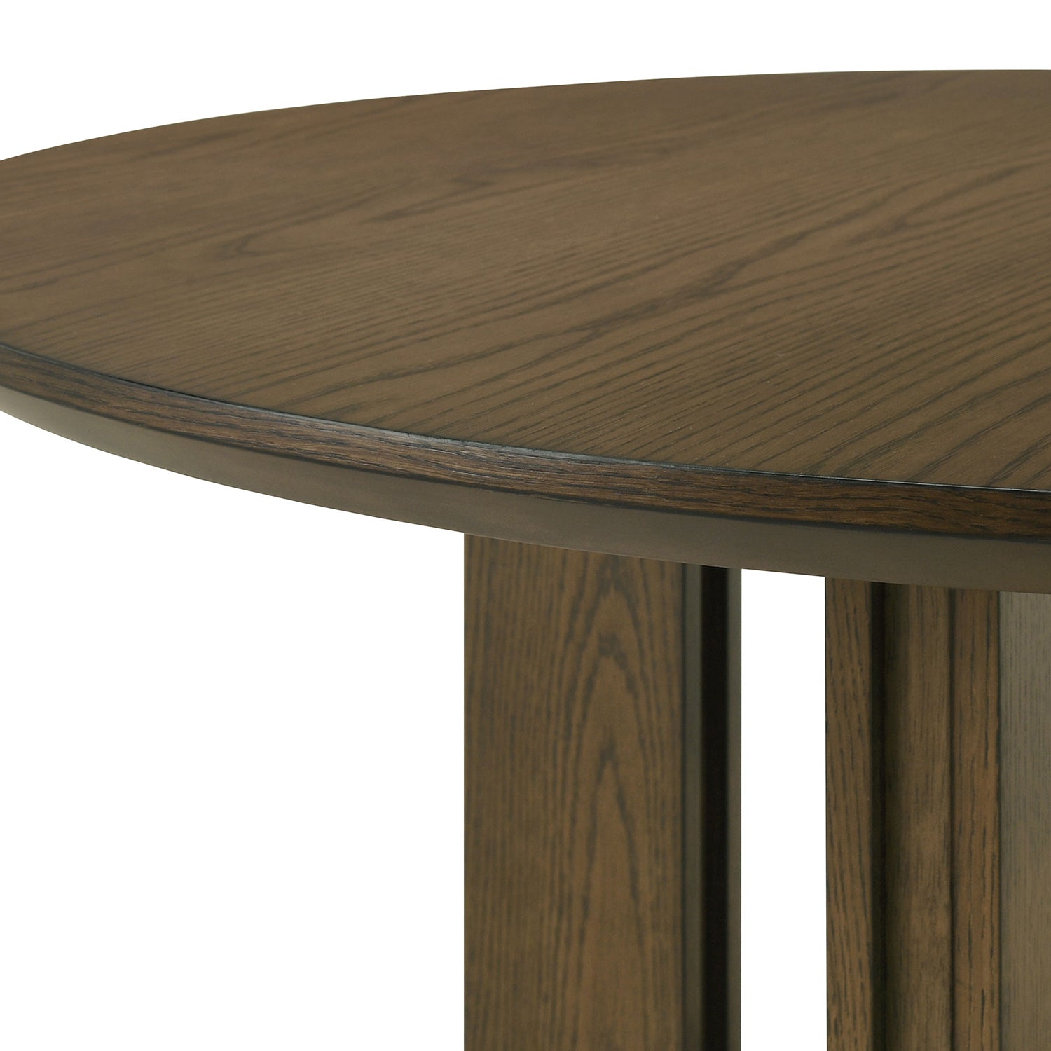 Crispin Brown Round Counter Height Dining Table