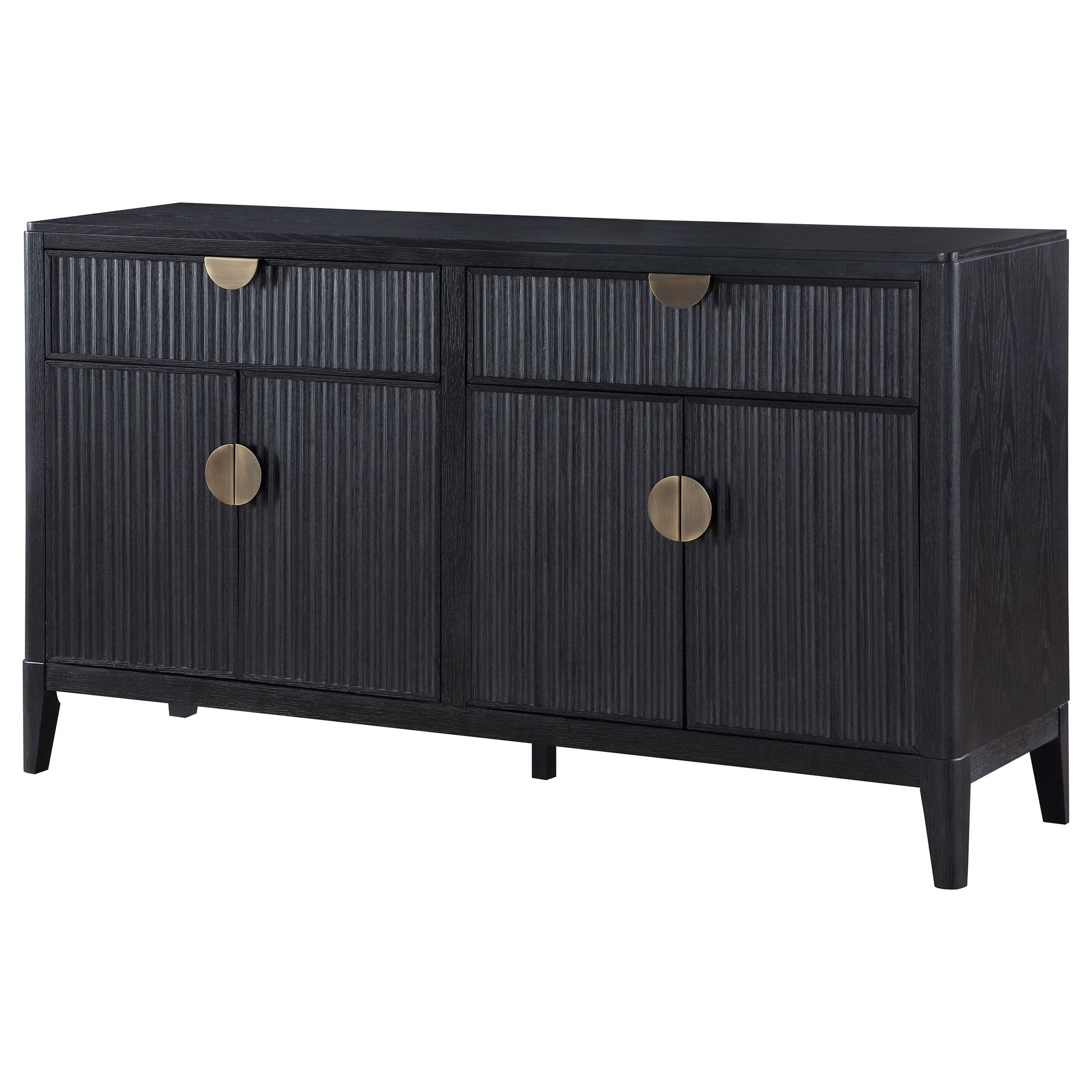 Mason Black 2-drawer Sideboard