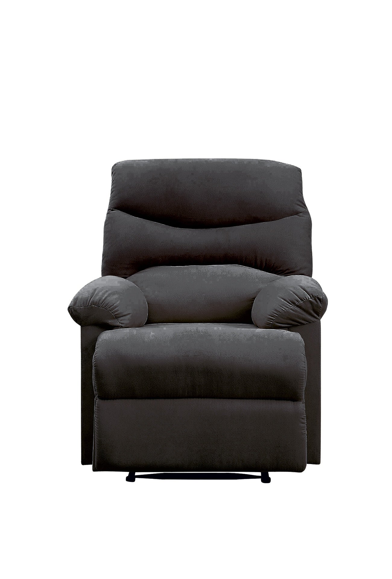 Black Recliner with Pillow Top Arm