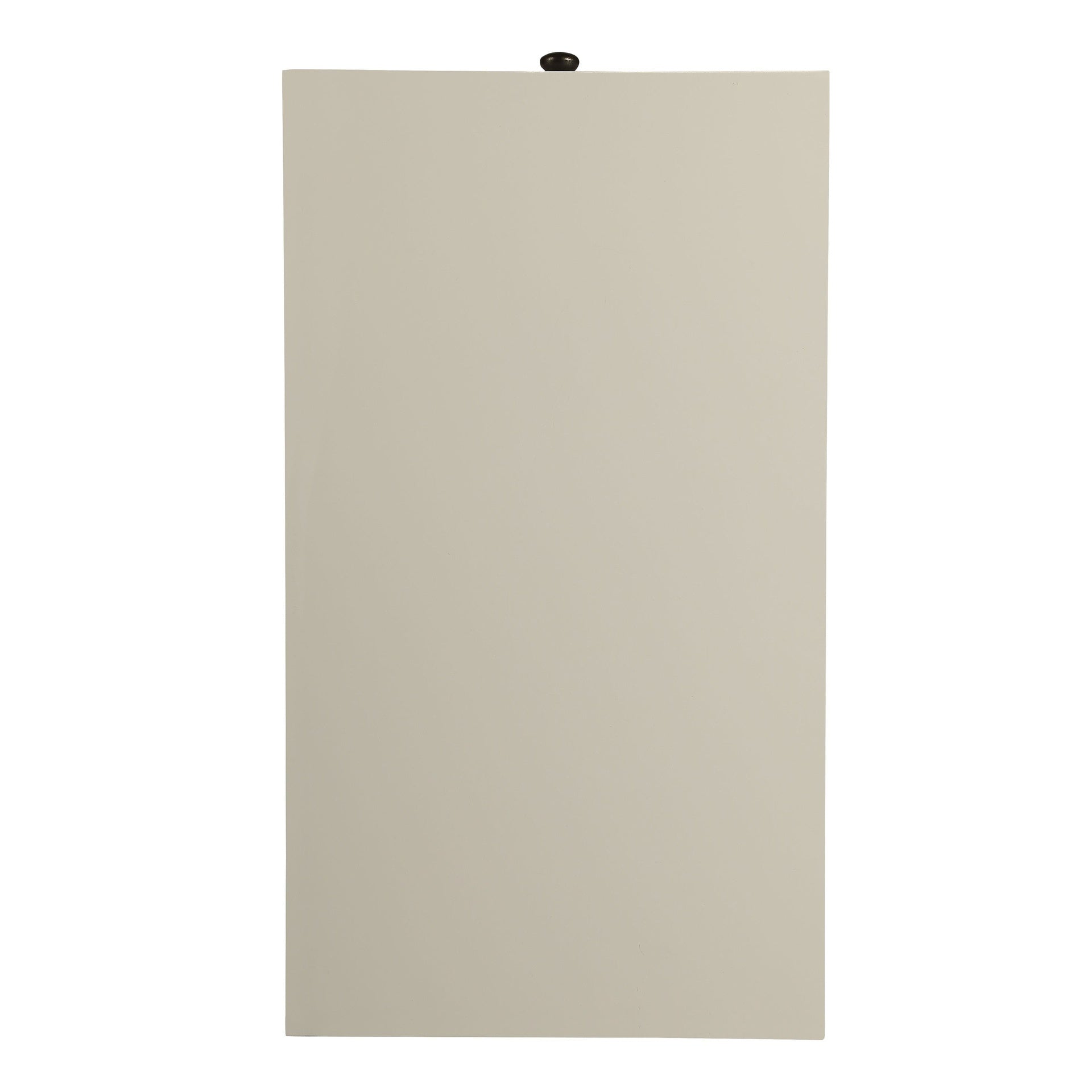 White Accent Table with Bottom Shelf