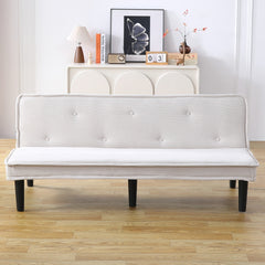 This 66-inch corduroy sofa bed can flexibly adapt to the living room, apartment and bedroom, and it can switch between the two comfortable forms.