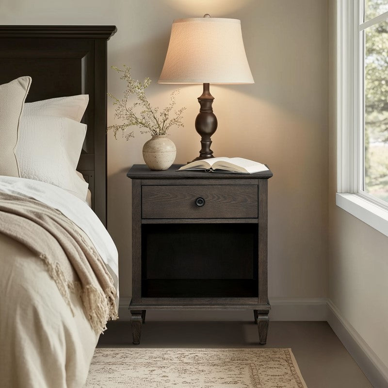 Victoria Nightstand Antique Brown