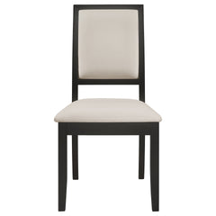 Daniela Black and Cream 7-piece Dining Set