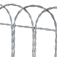 40x14x31" Rustic Iron Arched Fence Console Table, Weathered Silver Finish, Accent Table