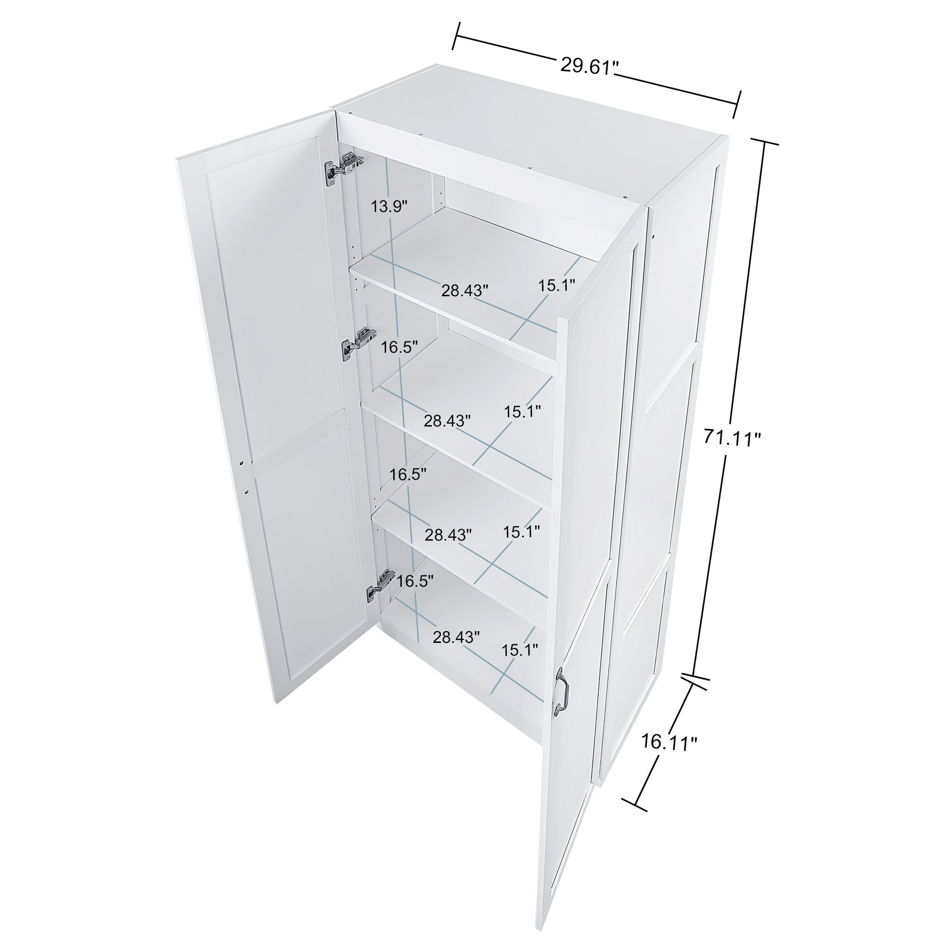 Bookcase in White