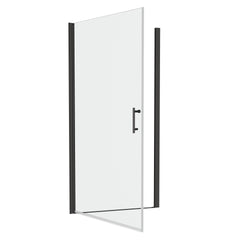 1 3/8" adjustment,universal pivot shower door, open outside, with 1/4" tempered glass finish 3672