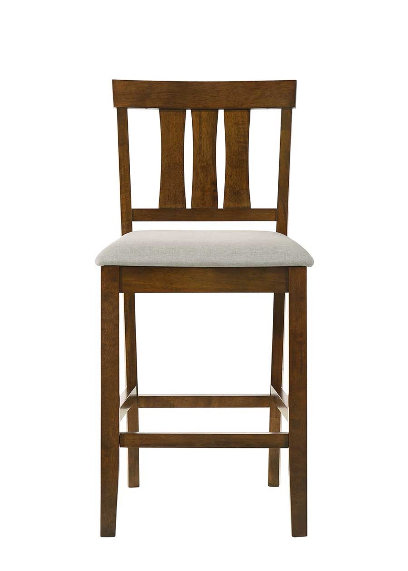 Beautiful Cherry Color Counter Height 2Pc Dining Pub Height Chairs Dining Room Wooden Furniture