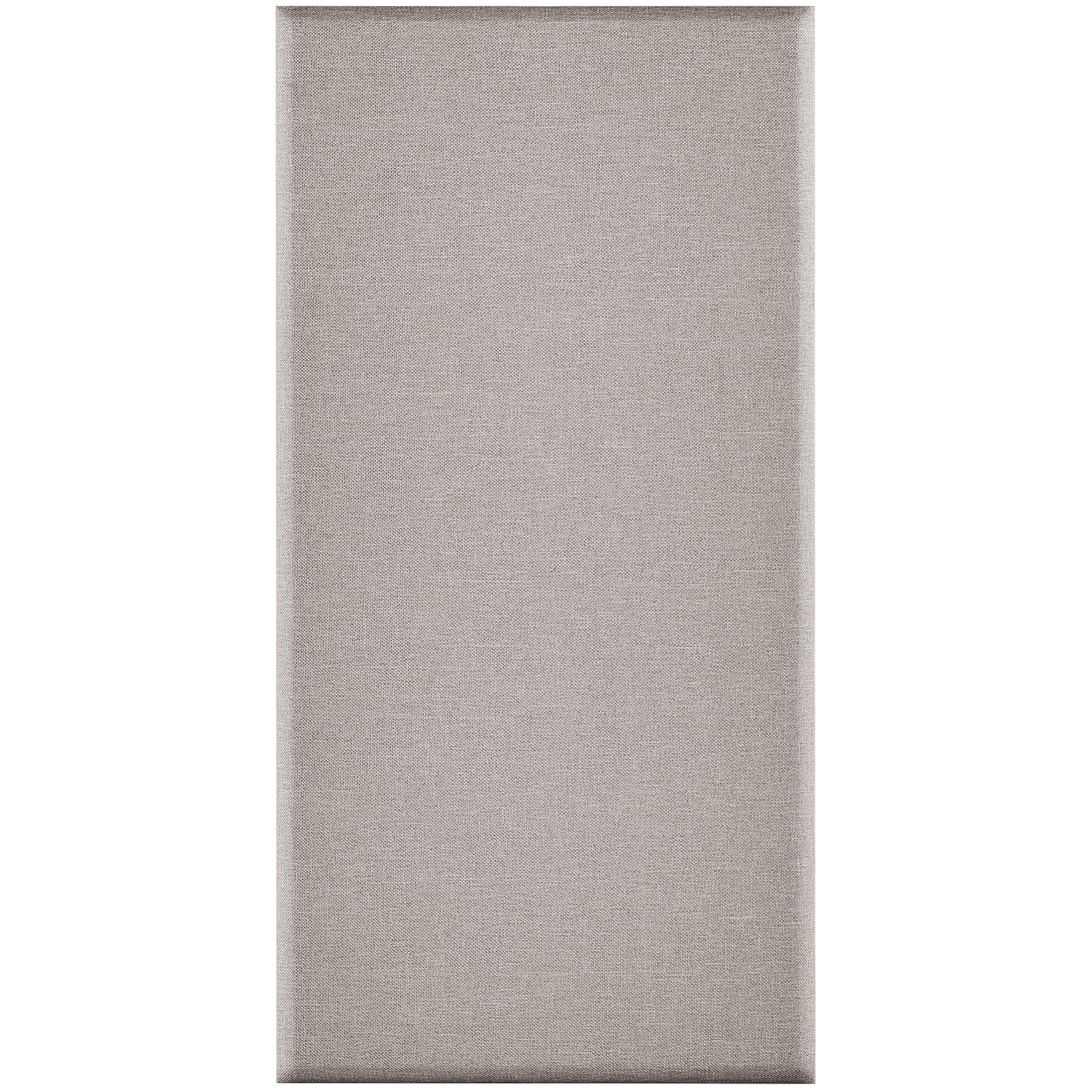 4 PCS Acoustic Wall Panels 2 in Thick 23.6 x 11.8 in Self-adhesive Camel