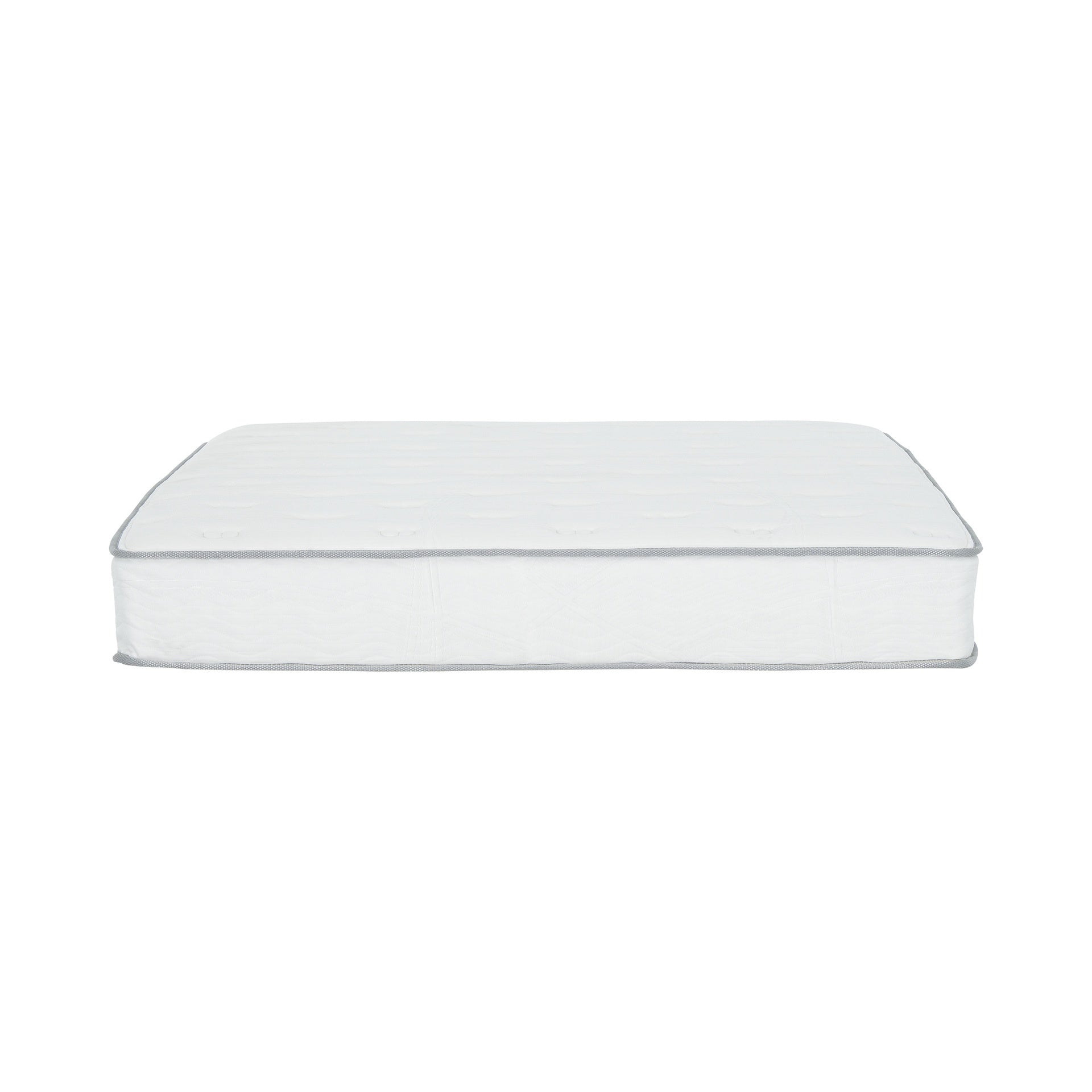 9 in. Twin Size Pocket Coil Spring Mattress in a Box, Pressure Relief Low Motion Tranfer Technology, White