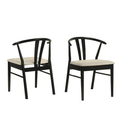 Lavin Wishbone Dining Chairs, Set of 2
