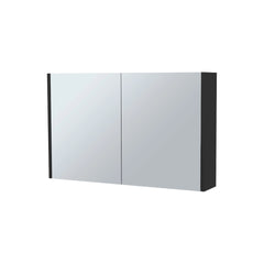 Wenge Medicine Cabinet with Included Mirrors and 2 Doors