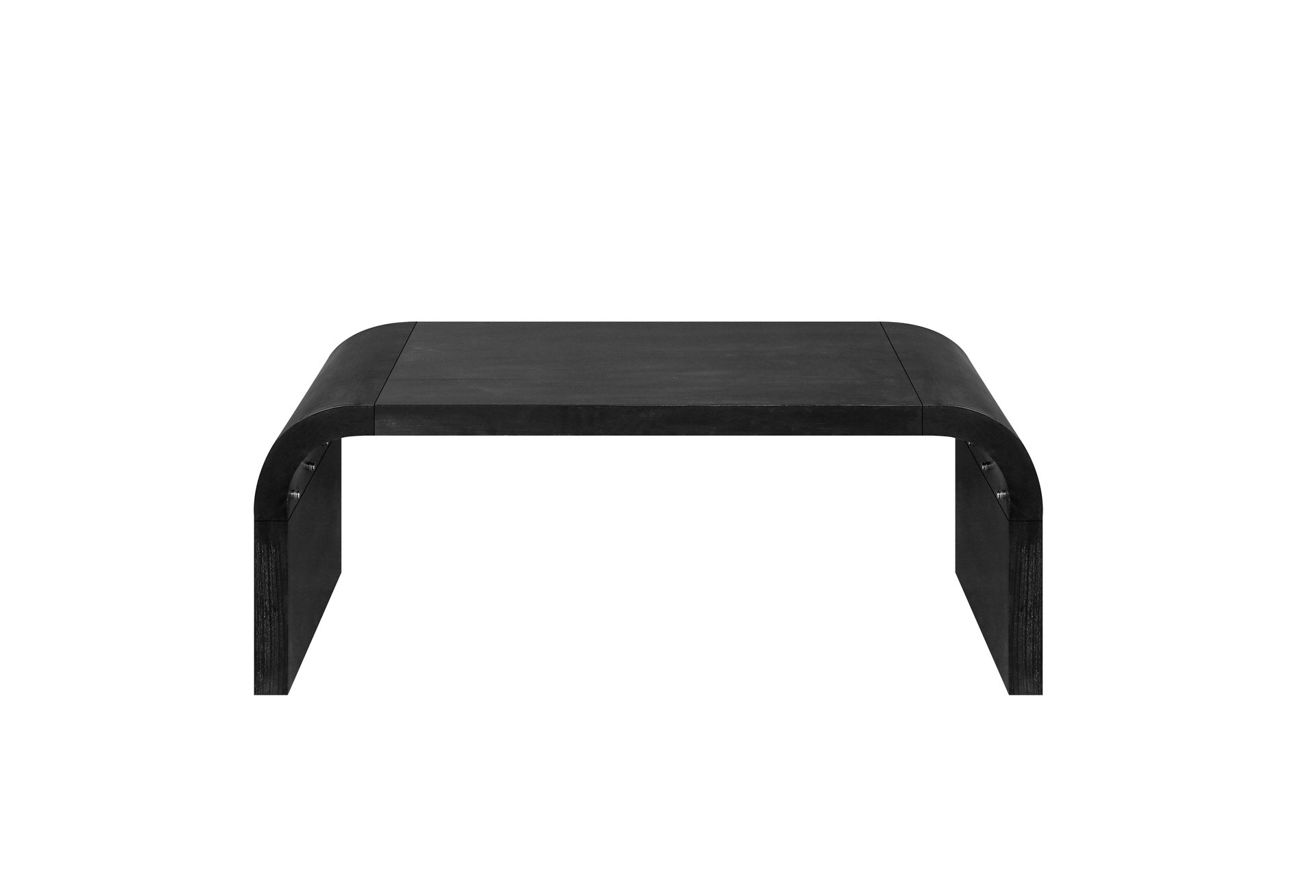 Farmhouse  Vintage Crafts Coffee Table,Curved Art Deco Design, Easy Assembly, 48" W x 24" D x 18" (Antique Black) Same To Old SKU : W1445P214061