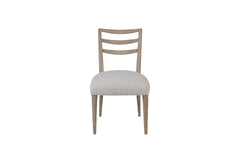 Ladderback Side Dining Chair is Sand Colored Finish Set of 2