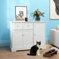 39" x 18" x 31.5  Cat Litter Box Enclosure with Drawers