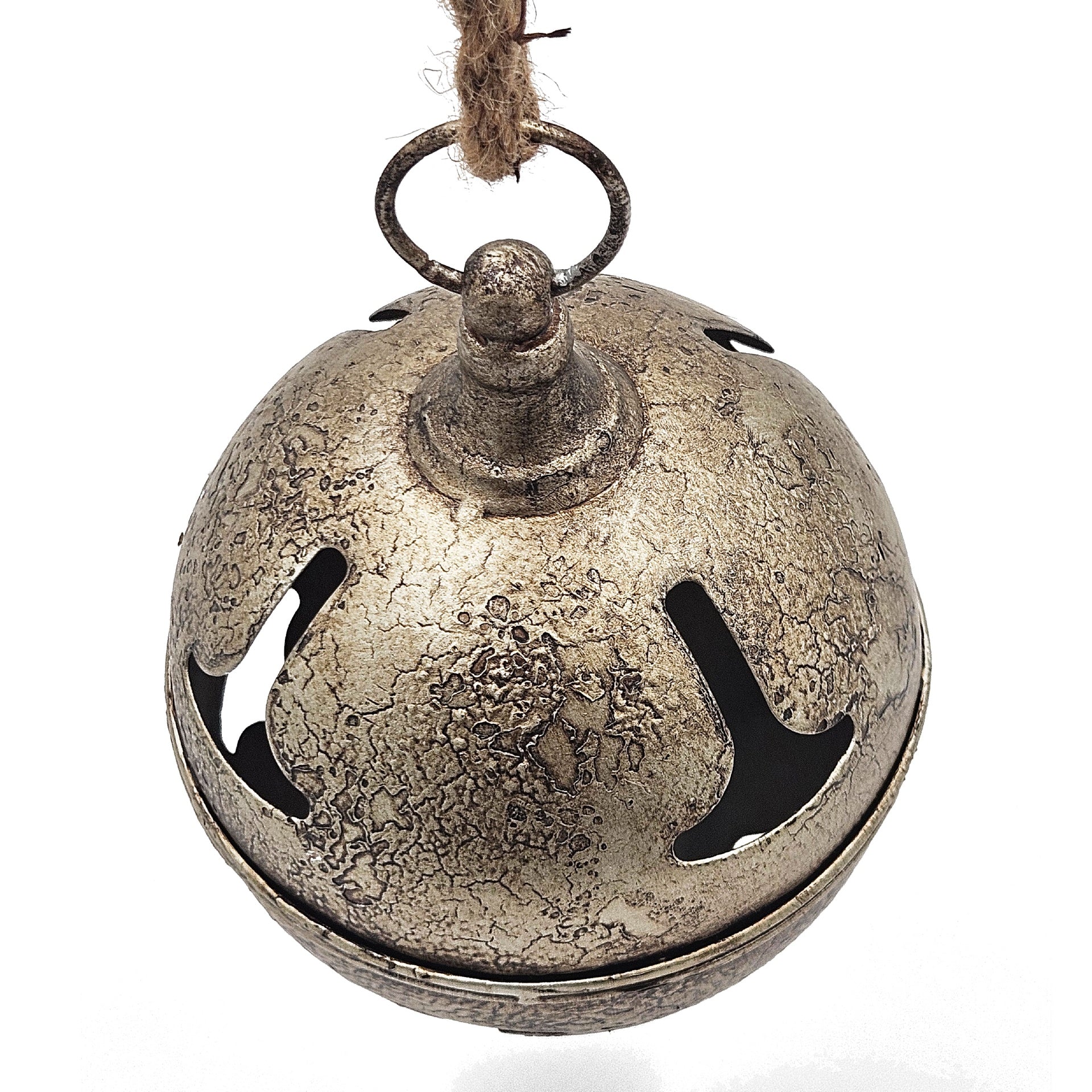 D6" Bell Hanging Ornament, Decorative Hanging Ball Christmas Tree Ornaments for Holiday Party Decorations, Set of 2