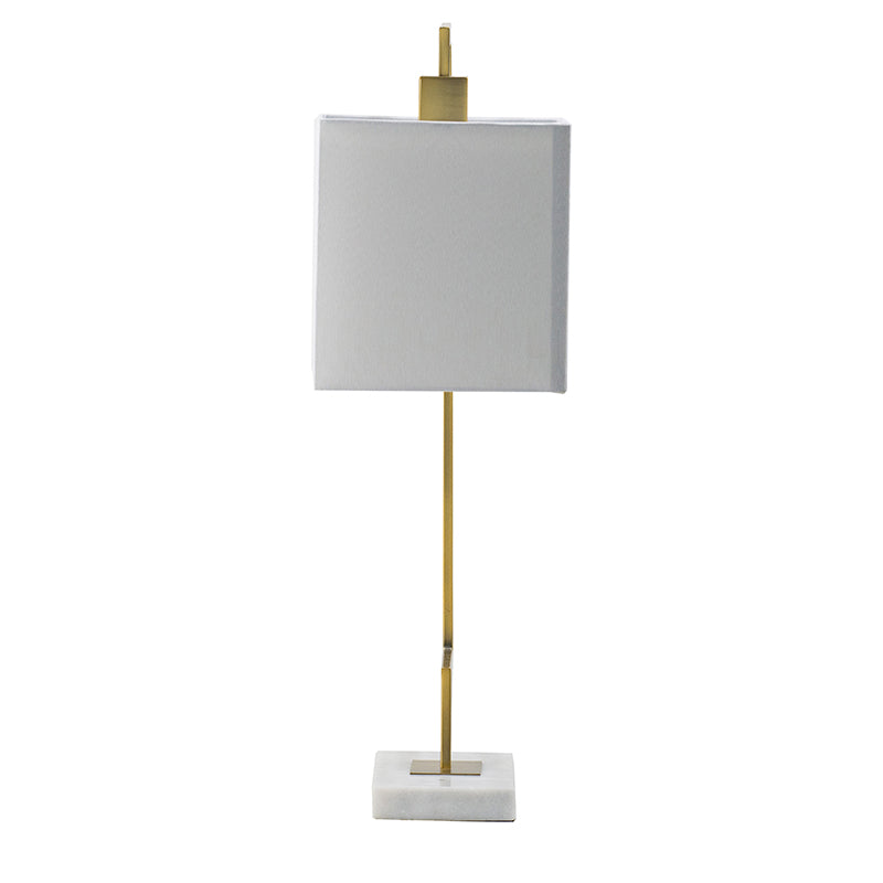 9x14.3x25.2" Metal Table Lamp