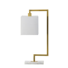 9x14.3x25.2" Metal Table Lamp
