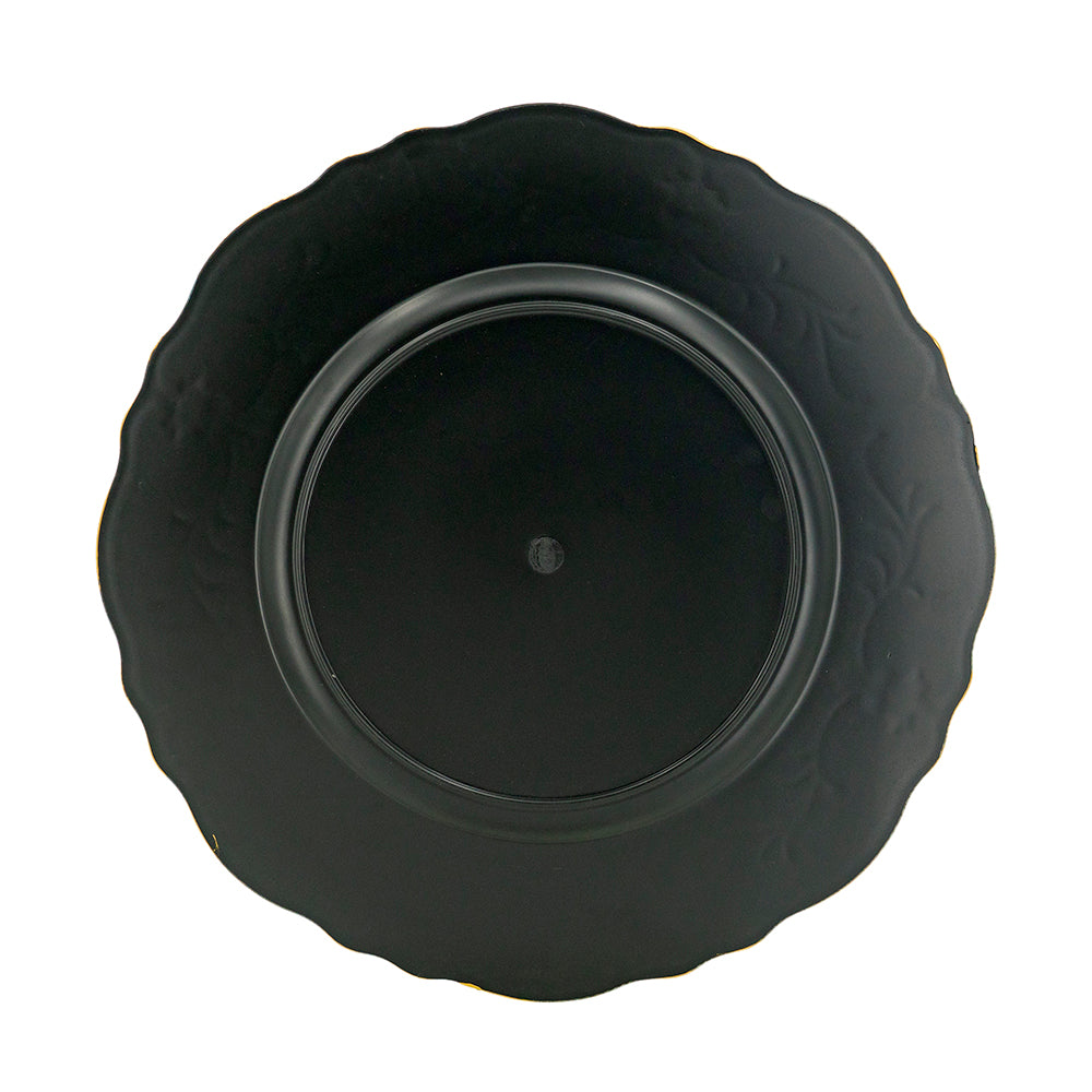 8 Pack Plastic Charger Plate, D13"