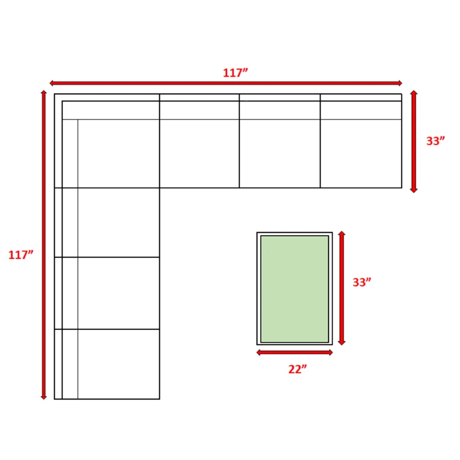6-Person Wicker Outdoor Seating Group with Cushions, Fully Assembled