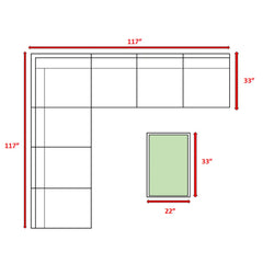 6-Person Wicker Outdoor Seating Group with Cushions, Fully Assembled