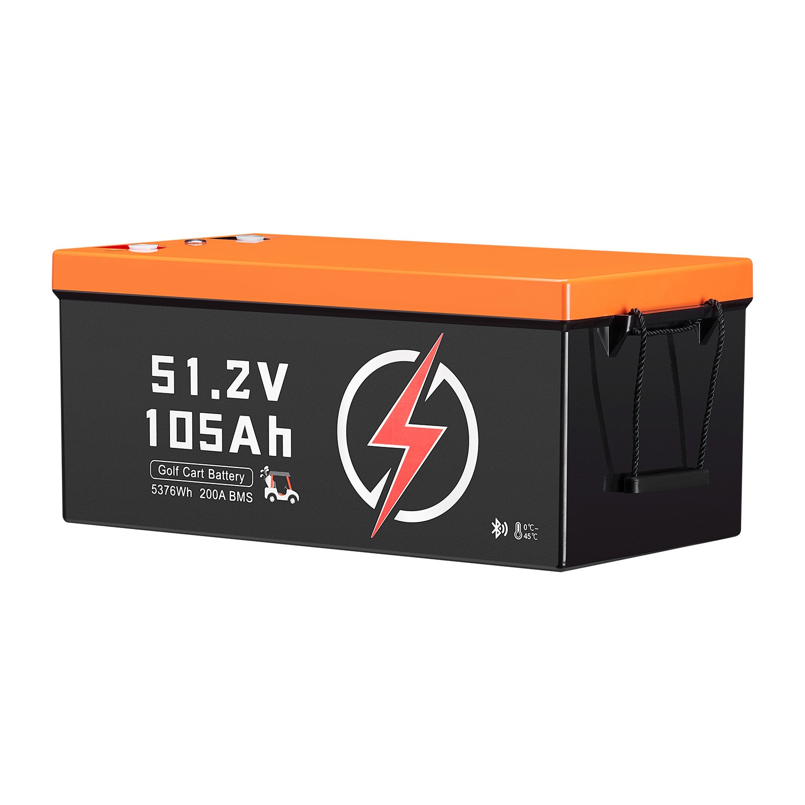 48V 105Ah Golf Cart Lithium Battery with LCD Monitor and 4000+ Cycles