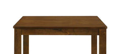 Beautiful Cherry Color Counter Height 1Pc Dining Pub Height Square Table Dining Room Wooden Furniture