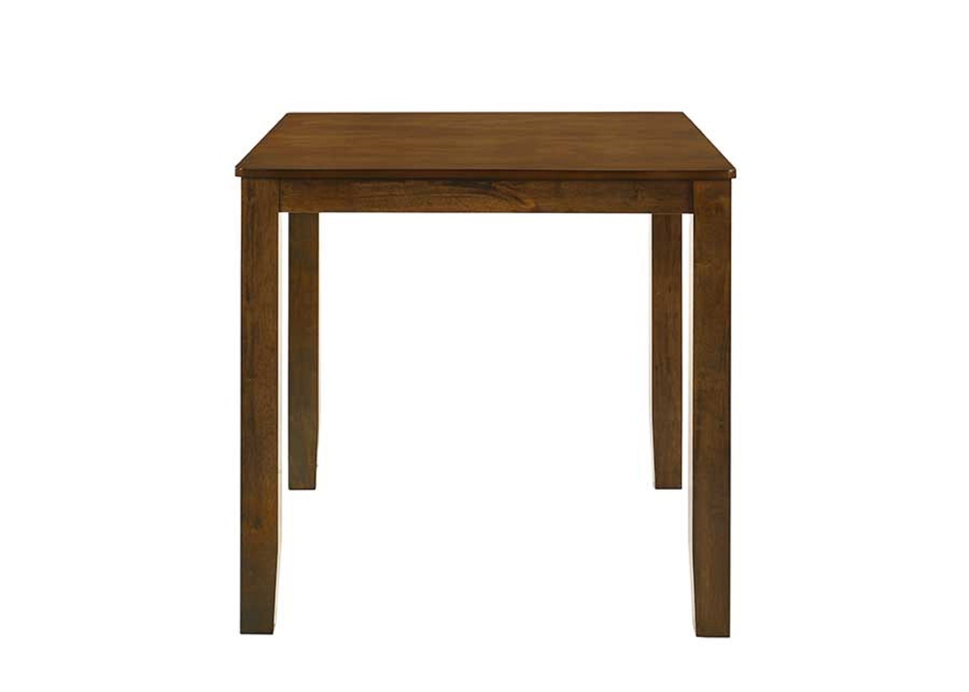 Beautiful Cherry Color Counter Height 1Pc Dining Pub Height Square Table Dining Room Wooden Furniture