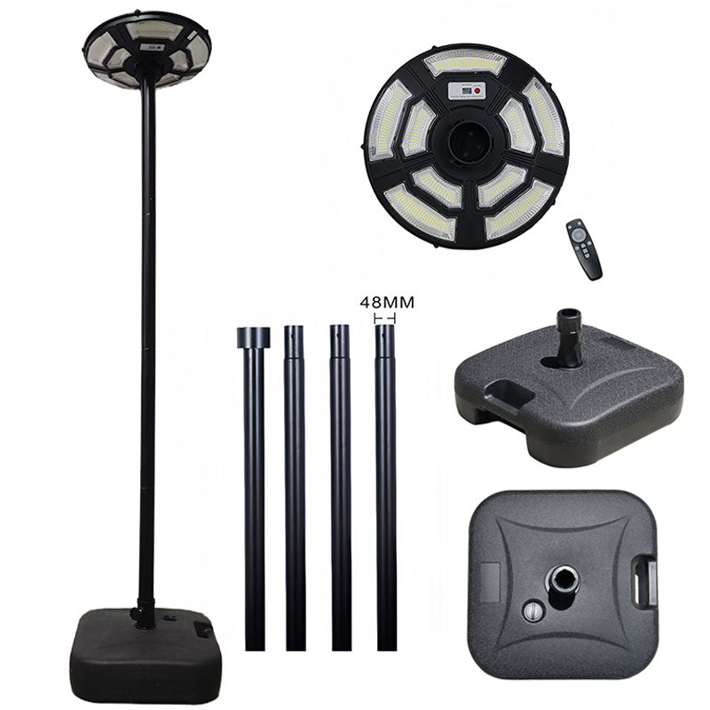 Solar Energy/Power Circular UFO Street Lamp ,LED Solar Garden Lights, Solar Lights for Outside,Highway Lighting,Household Courtyard,Rural Construction and Street Light Pole --( Include  Pole)