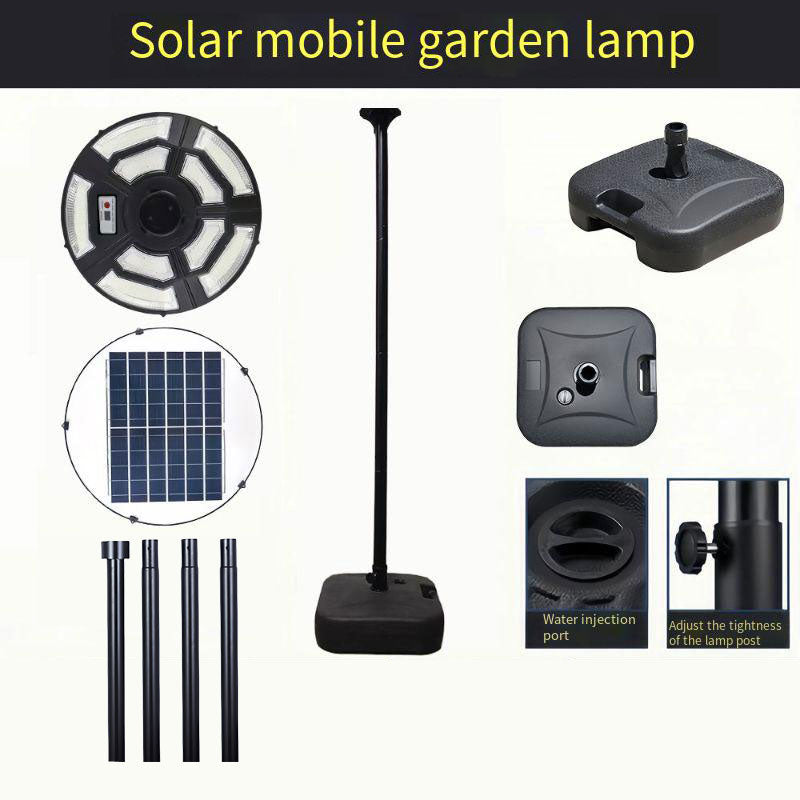Solar Energy/Power Circular UFO Street Lamp ,LED Solar Garden Lights, Solar Lights for Outside,Highway Lighting,Household Courtyard,Rural Construction and Street Light Pole --( Include  Pole)