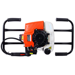 2.7HP Post Hole Digger 63cc two person handle Gas-Powered 2-Stroke Auger Digging Drill Shaft Size 3/4" (Machine Only)EPA COMPLAINT