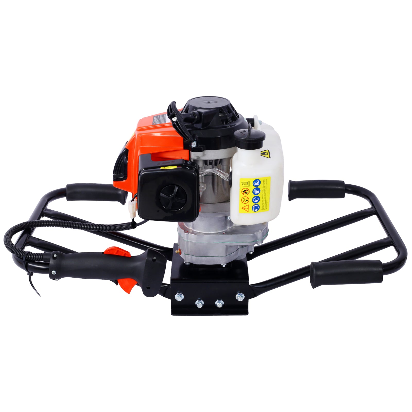 2.7HP Post Hole Digger 63cc two person handle Gas-Powered 2-Stroke Auger Digging Drill Shaft Size 3/4" (Machine Only)EPA COMPLAINT
