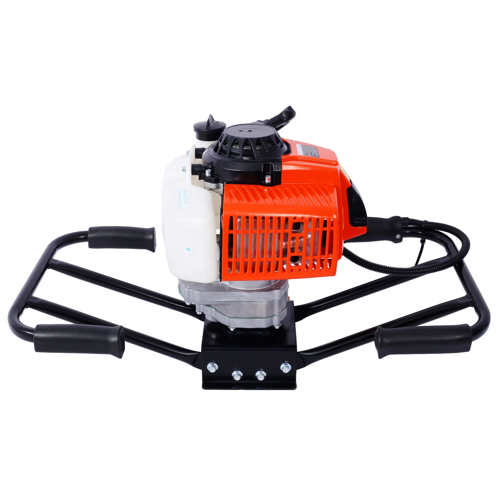 2.7HP Post Hole Digger 63cc two person handle Gas-Powered 2-Stroke Auger Digging Drill Shaft Size 3/4" (Machine Only)EPA COMPLAINT