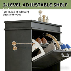 Slim Hallway Storage Organizer,Shoe Storage Cabinet