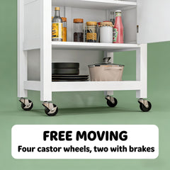Mobile Kitchen Island,Rolling Kitchen Cart