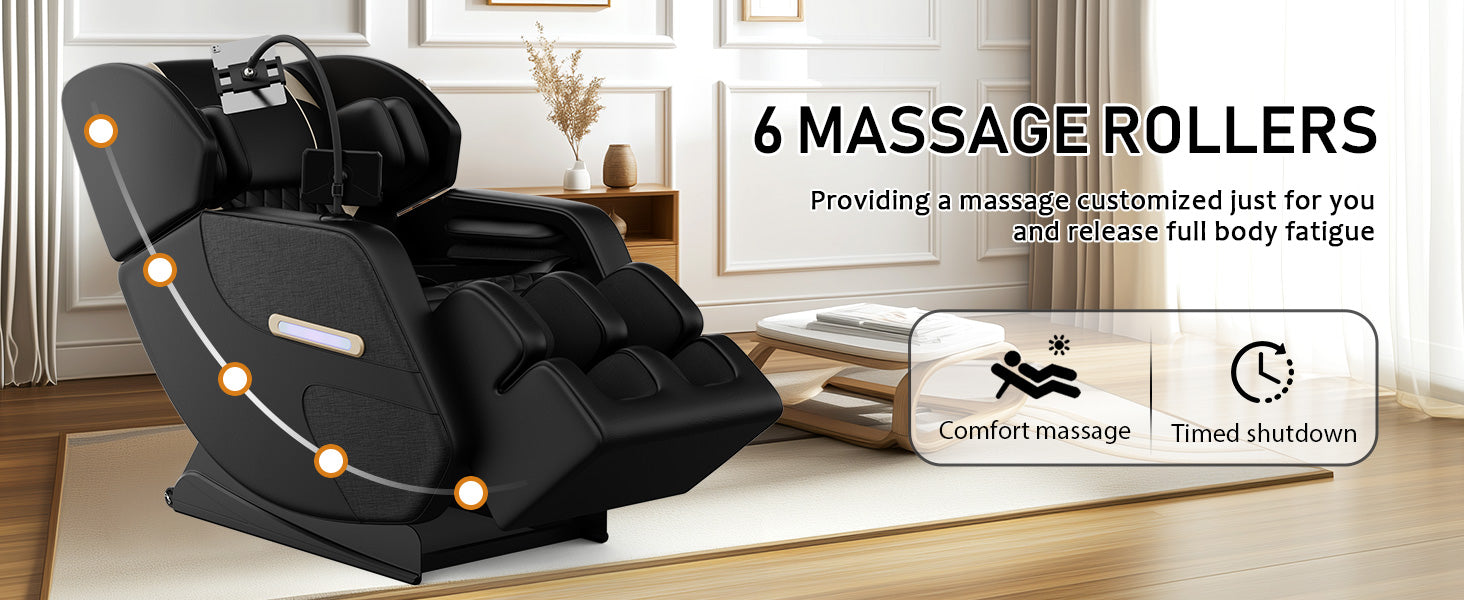 Massage Chair Recliner with Zero Gravity with Full Body Air Pressure