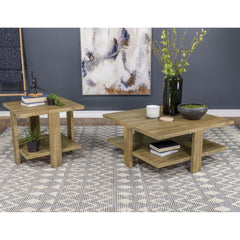 Runnion Mango Brown 2-piece Coffee and End Table Set