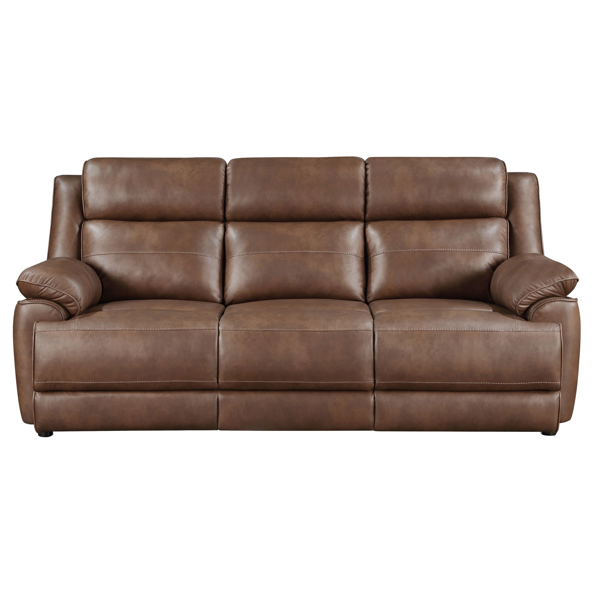 Worthington Dark Brown Upholstered 3-Piece Sofa Set