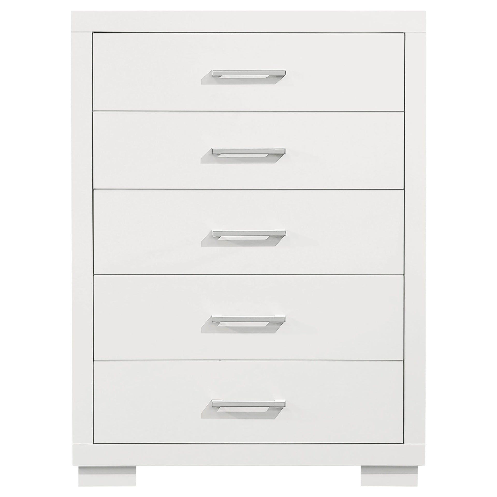 Polk Snow White 5-drawer Bedroom Chest