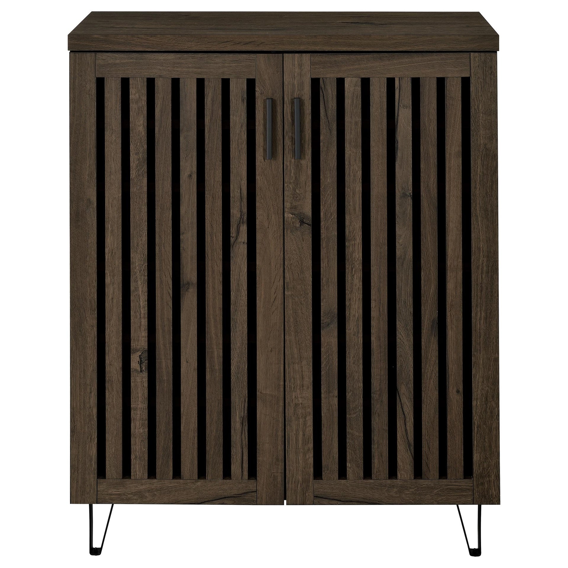 Clackamas Smoked Oak 2-door Storage Cabinet