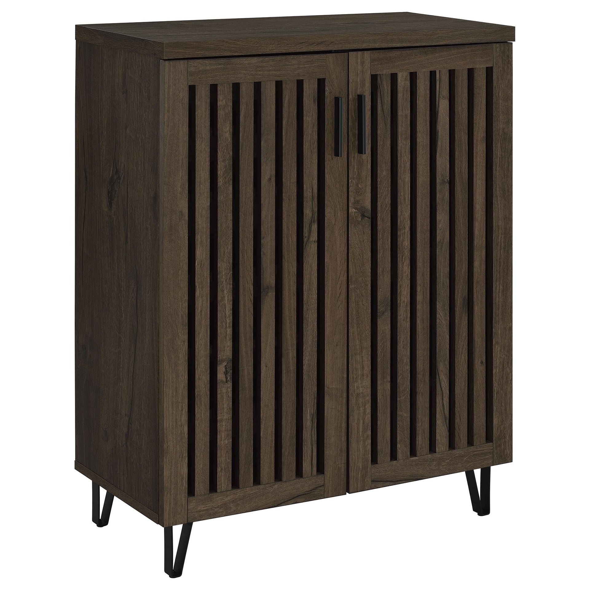 Clackamas Smoked Oak 2-door Storage Cabinet